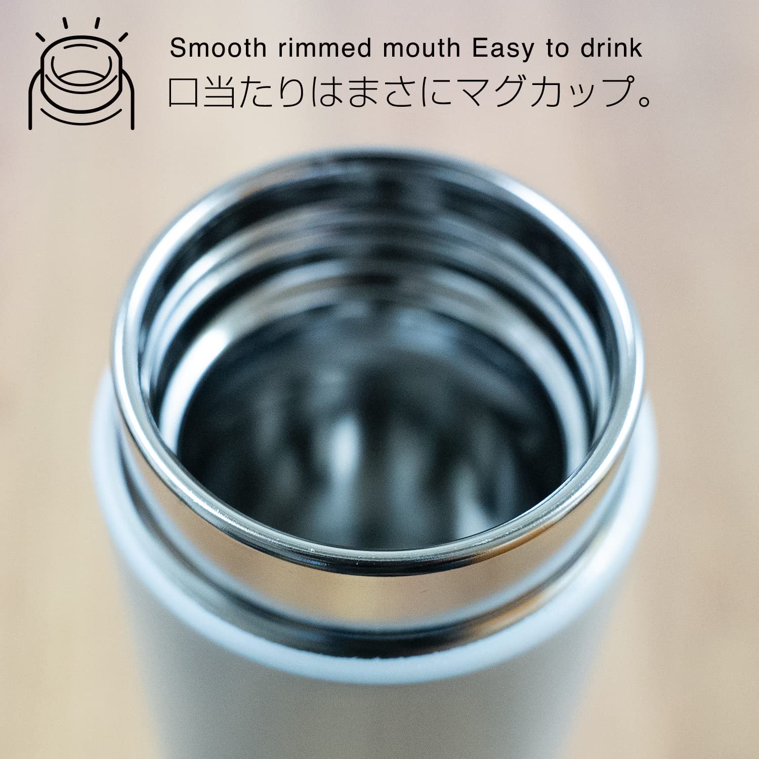 Tiger Thermos 500Ml Water Bottle Mug Bottle 6Hr Thermal Insulation Japan Mmz - K050Wf