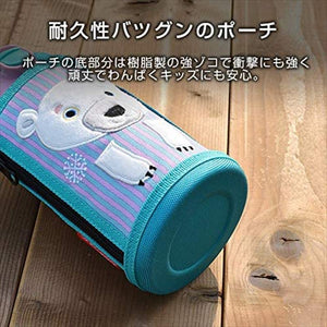 Tiger Thermos 600Ml 2 - Way Stainless Steel Water Bottle With Pouch - Japan Sahara Korobokkuru Polar Bear Mbr - C06Gps