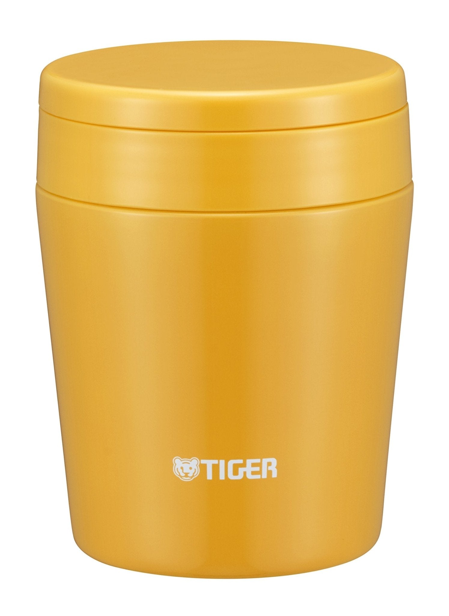 Tiger Thermos Japan Vacuum Insulated Soup Jar 300Ml Thermal Lunch Box Wide Mouth Round Bottom Saffron Yellow Mcl - B030 - Ys