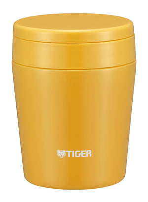 Tiger Thermos Japan Vacuum Insulated Soup Jar 300Ml Thermal Lunch Box Wide Mouth Round Bottom Saffron Yellow Mcl - B030 - Ys