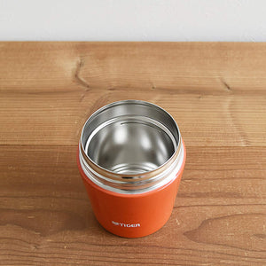 Tiger Thermos Vacuum Insulated Soup Jar 250Ml Wide Mouth Round Bottom Japan Chili Red Mcl - B025 - Rc