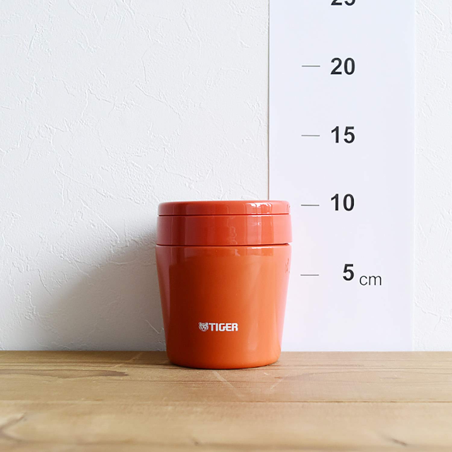 Tiger Thermos Vacuum Insulated Soup Jar 250Ml Wide Mouth Round Bottom Japan Chili Red Mcl - B025 - Rc