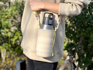 Tiger Vacuum Insulated Flask MTA - B Type Water Bottle with Dedicated Pouch MTA - Z10Skp Black