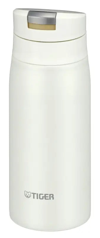 Tiger Water Bottle 350Ml Sahara Mug Stainless One Touch Lightweight Mcx - A352Wr Shell White