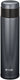 Tiger Water Bottle 500Ml Stainless With Cup Sahara Slim Metallic Black Mse - A050 - Km