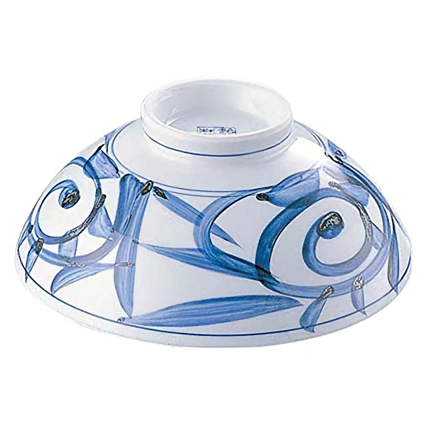 Tkg Seto Ware Ceramic Rice Bowl Futo - Karakusa 12.5Cm