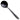 Todai Rikyu Bouillon Spoon Black Crystal Pattern Made In Japan