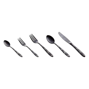 Todai Rikyu Japan Black Rose Pattern Cocktail Fork