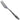 Todai Rikyu Japan Black Rose Pattern Cocktail Fork