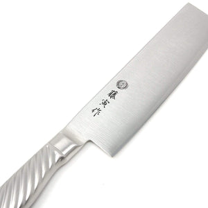 Tojiro Fujitora Dp 3 - Layer Nakiri Knife With Stainless Steel Handle 165Mm Fu - 894