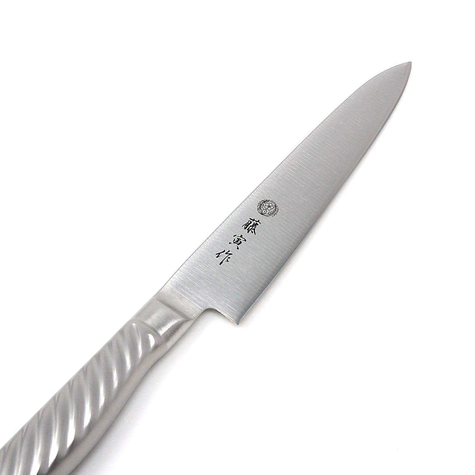 Tojiro Fujitora Dp 3 - Layer Petty Knife With Stainless Steel Handle 120mm
