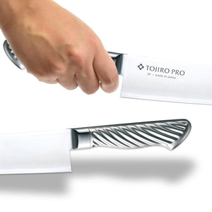 Tojiro Pro Dp F - 895 Santoku Knife 170Mm Japan Cobalt Alloy Steel Meat/Fish/Veg Tornado Pattern Easy Grip