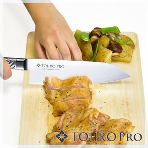 Tojiro Pro Dp F - 895 Santoku Knife 170Mm Japan Cobalt Alloy Steel Meat/Fish/Veg Tornado Pattern Easy Grip