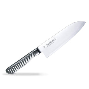 Tojiro Pro Dp F - 895 Santoku Knife 170Mm Japan Cobalt Alloy Steel Meat/Fish/Veg Tornado Pattern Easy Grip