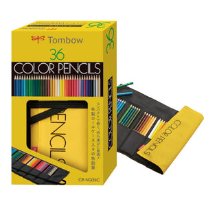 Tombow Japan Colored Pencils 36 Colors Roll Case With Mini Sharpener Mj - Crnq36Cqaaz