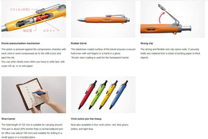 Tombow Japan Oil - Based Ballpoint Pen Air Press 0.7 Full Black Bc - Ap12