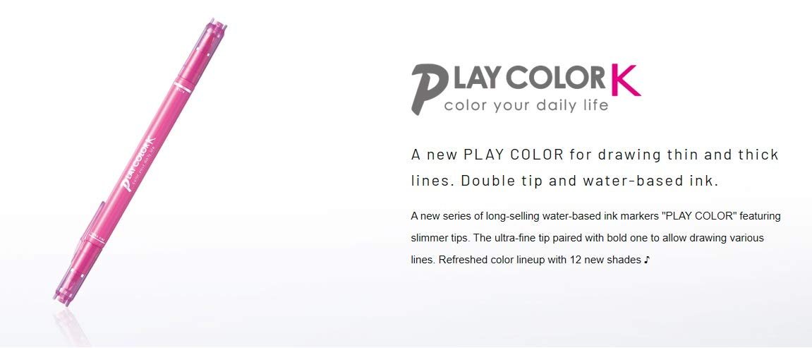 Tombow Japan Water - Based Felt - Tip Pen Play Color K 36 Colors Gcf - 013