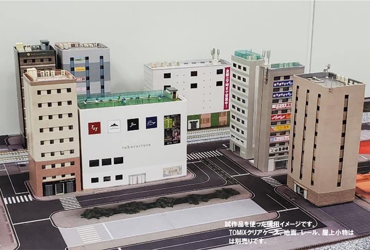 Tomytec Japan Eco - Lake C01 Multi - Tenant Building Diorama Supplies