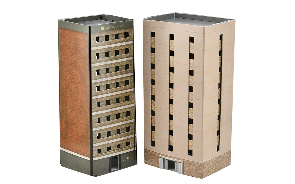 Tomytec Japan Eco - Lake Paper Structure C03 Hotel/Mansion Diorama Supplies
