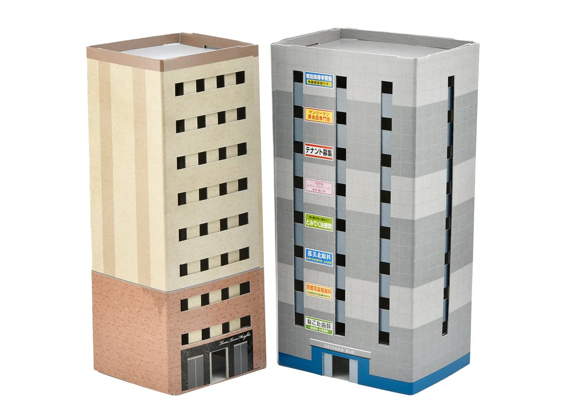 Tomytec Japan Eco - Lake Paper Structure C04 Tennant Building Diorama Supplies