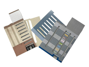 Tomytec Japan Eco - Lake Paper Structure C04 Tennant Building Diorama Supplies