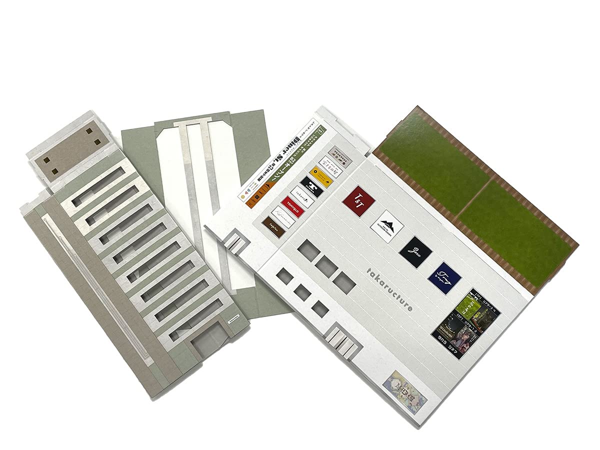 Tomytec Japan Eco - Lake Paper Structure Diorama Supplies For C02 Studio Apartment Fashion Building