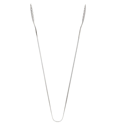 210mm Todai Stainless Steel Tongs with slim grip, offering easy handling for cooking enthusiasts.