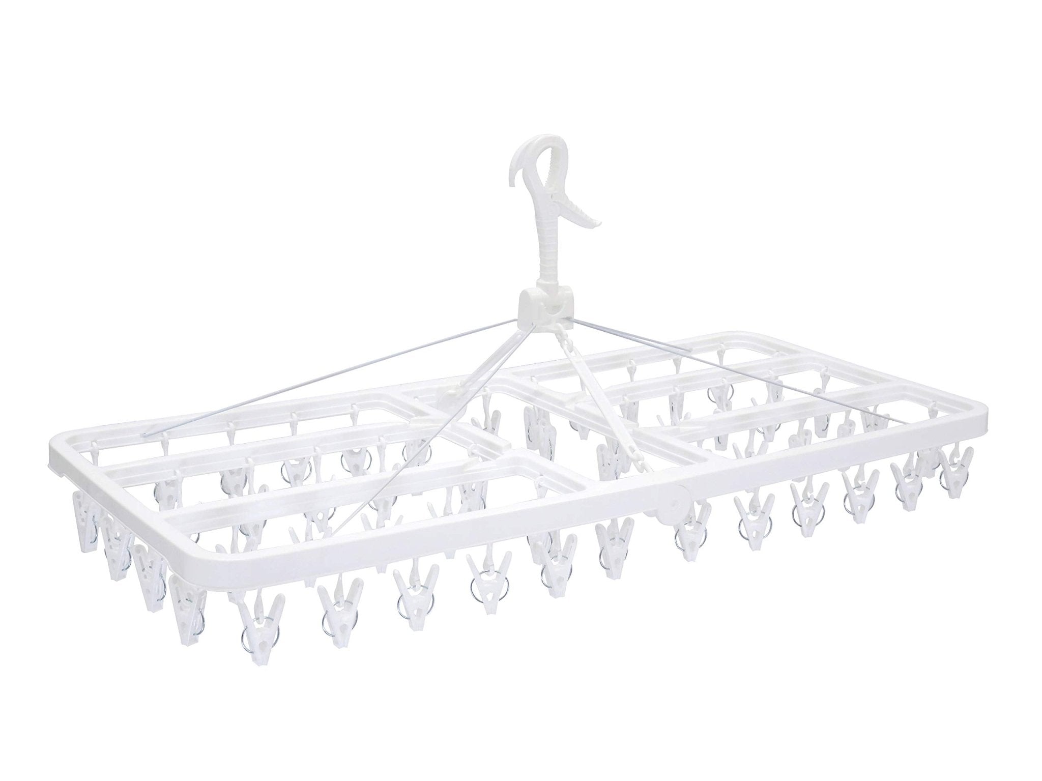 Towa Industry Japan Laundry Drying Hanger White Approximate Size
