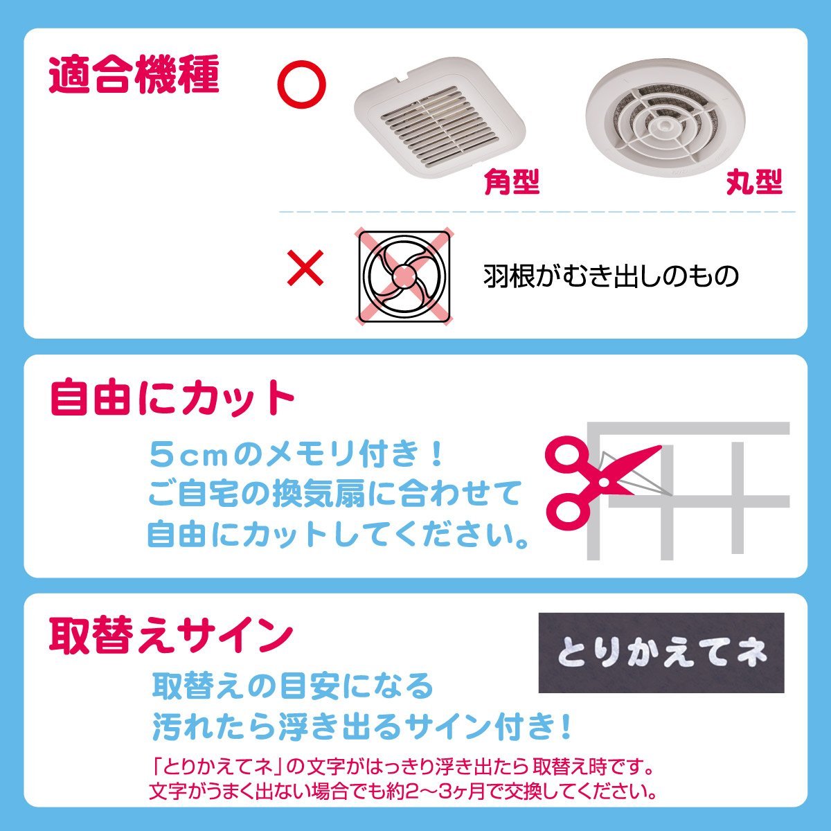 Toyo Aluminum Japan Dust Removal Filter For Toilet & Bath Ventilation Fans