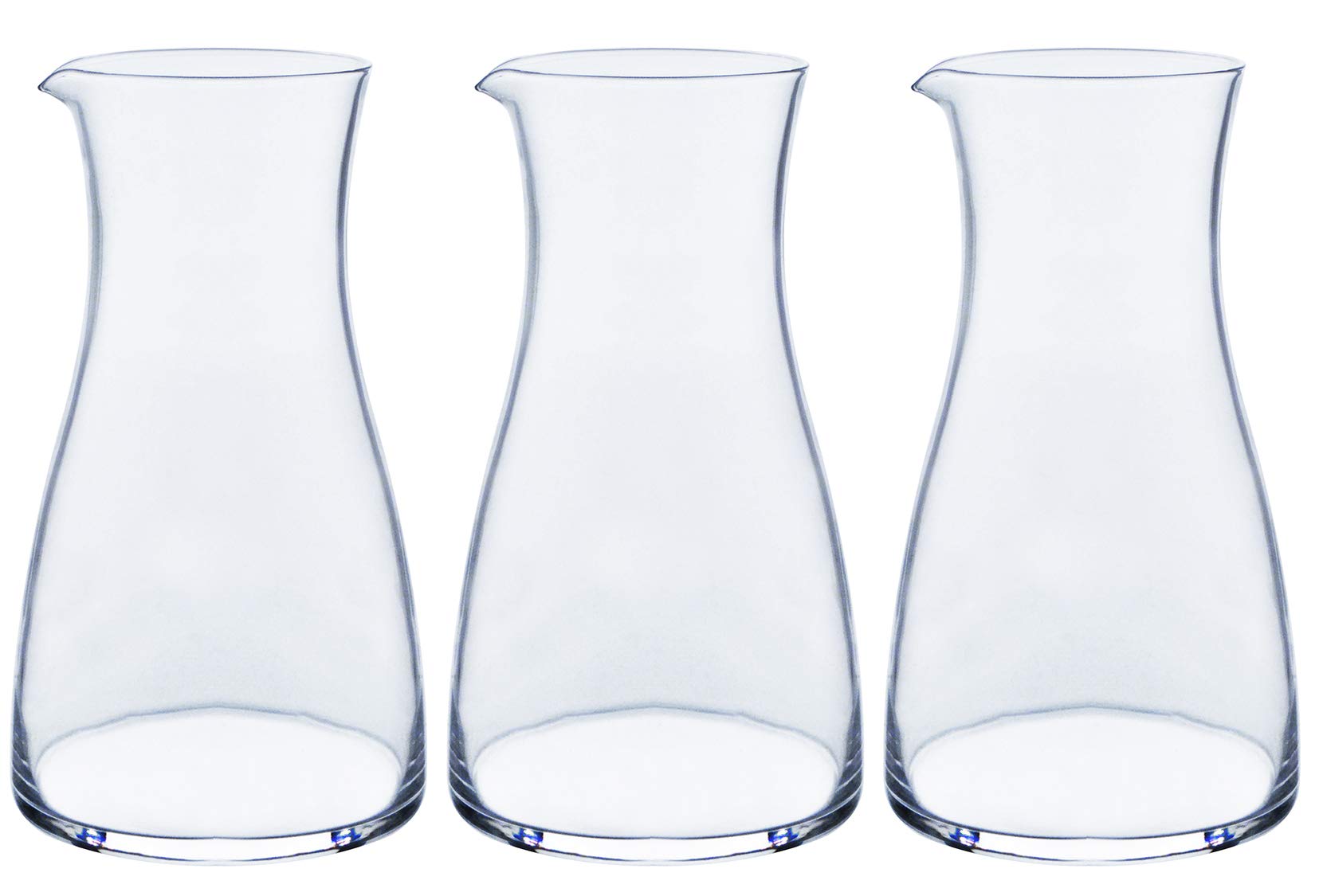 Toyo Sasaki Glass Cold Sake Carafe 310Ml Japan Made Dishwasher Safe 3Pcs 00247 - Jan