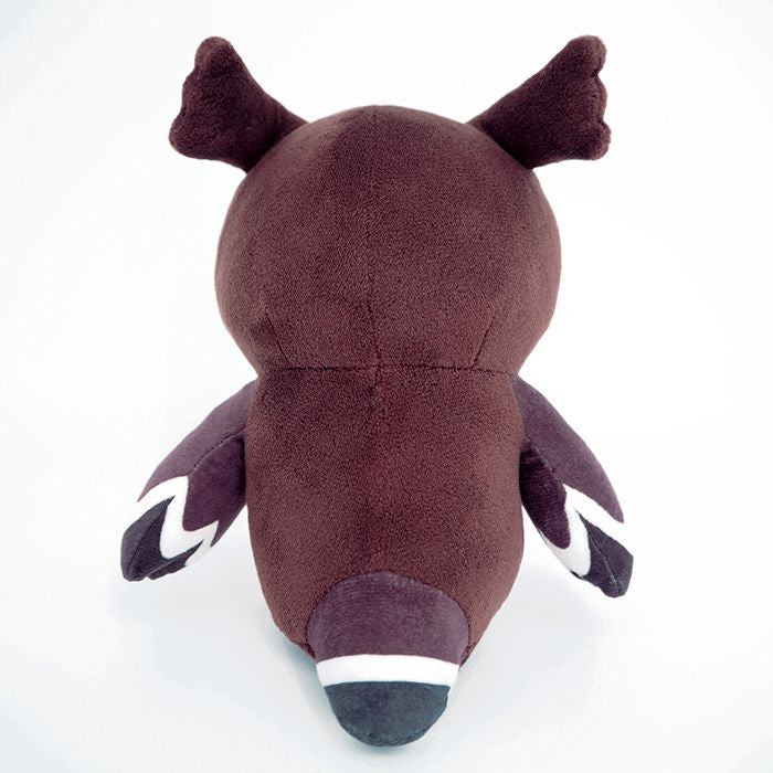 SAN-EI Animal Crossing Plush Doll Blathers S in compact size, official licensed, perfect for desk decoration