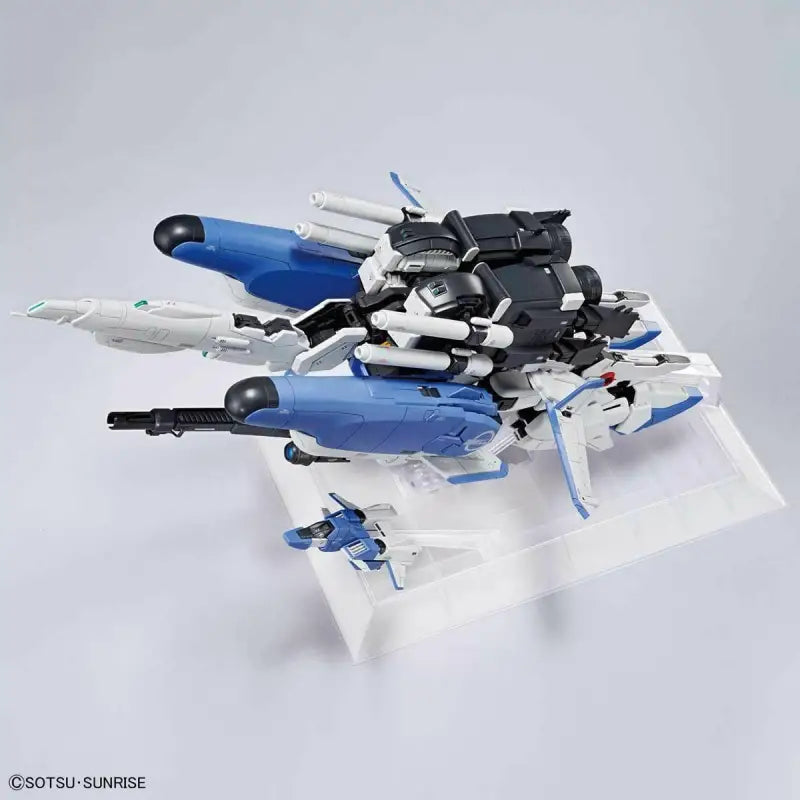 1/100 Bandai MG 1/100 EX-S Gundam / S Gundam Plastic Model Kit Gundam Sentinel with molded colors, offering detailed posability for enthusiasts