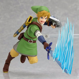 140mm Figma 153 The Legend Of Zelda Skyward Sword Link Figure with effects parts, offering dynamic scenes for enthusiasts