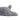 Close-up of SUNLEMON Hiza Wanko Plush Doll Toy Poodle Gray Tjn, featuring realistic gray fur texture for gentle comfort
