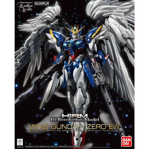 Bandai Hi-Resolution Model Wing Gundam Zero EW Model Kit Endless Waltz, 1/100 scale, pre-assembled frame, ideal for Gunpla building