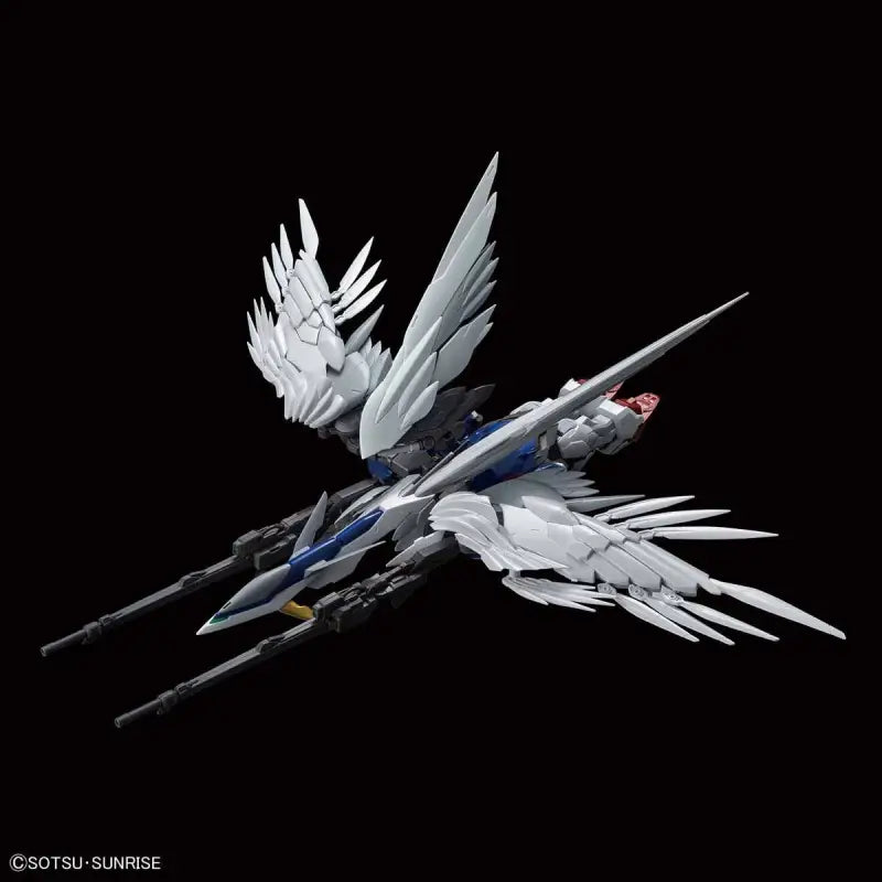 Bandai Hi-Resolution Model Wing Gundam Zero EW Model Kit Endless Waltz in 1/100 scale, transformation mode, perfect for dynamic poses