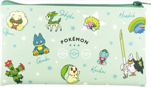 TS Factory Flat Multi Pouch Colors Pokemon Green 1.5 X 19 10.5 Cm Pm-5533575Gr