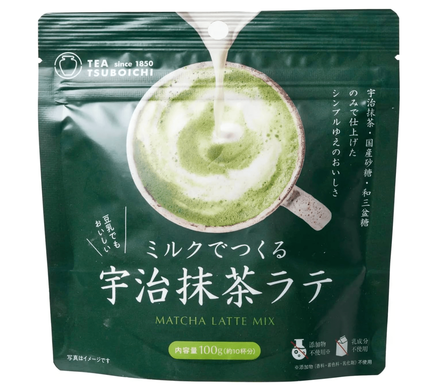 Tsuboichi Seicha Honpo Uji Matcha Latte Made with Milk (100g)