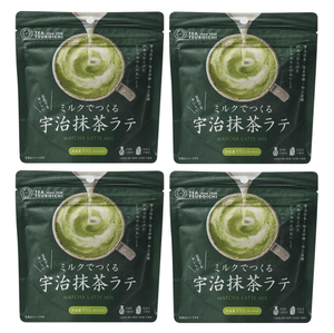Tsuboshi Seicha Honpo Uji Matcha Latte Made with Milk (100g) - 4pcs