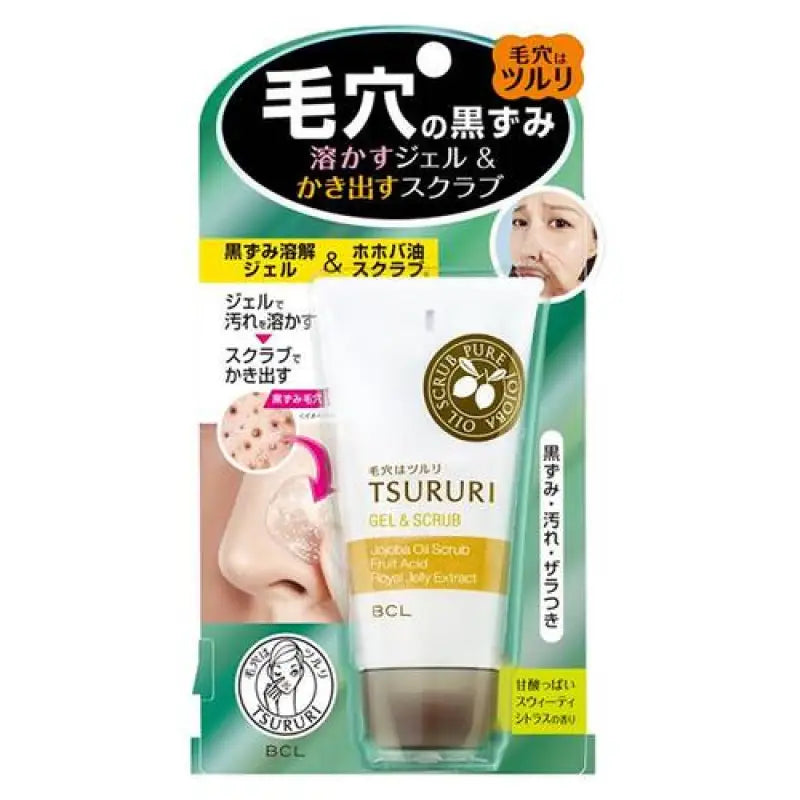 Tsururi Kakuboku Melting Gel & Scrub Keratin Care 55g - Cleanser Made In Japan Skincare