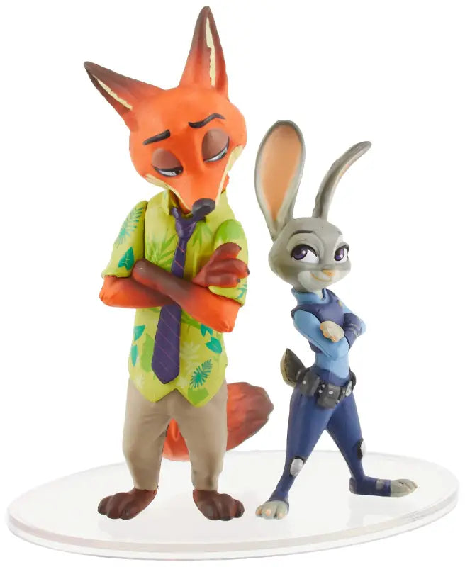 Udf Ultra Detail Figure No.452 Disney Series 7 Zootopia Judy Hopps Nick Wilde Height Approx. 67/91Mm Painted Complete