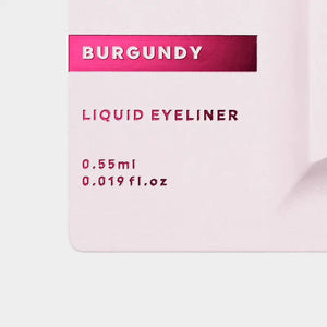 Uzu By Flowfushi Eye Opening Liner [Burgundy] Liquid Eyeliner Hot Water Off Alcohol Free Hypoallergenic