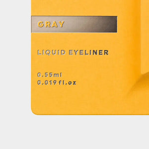Uzu By Flowfushi Eye Opening Liner [Gray] Liquid Eyeliner Hot Water Off Alcohol Free Dye Hypoallergenic