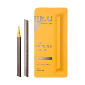 Uzu By Flowfushi Eye Opening Liner [Gray] Liquid Eyeliner Hot Water Off Alcohol Free Dye Hypoallergenic