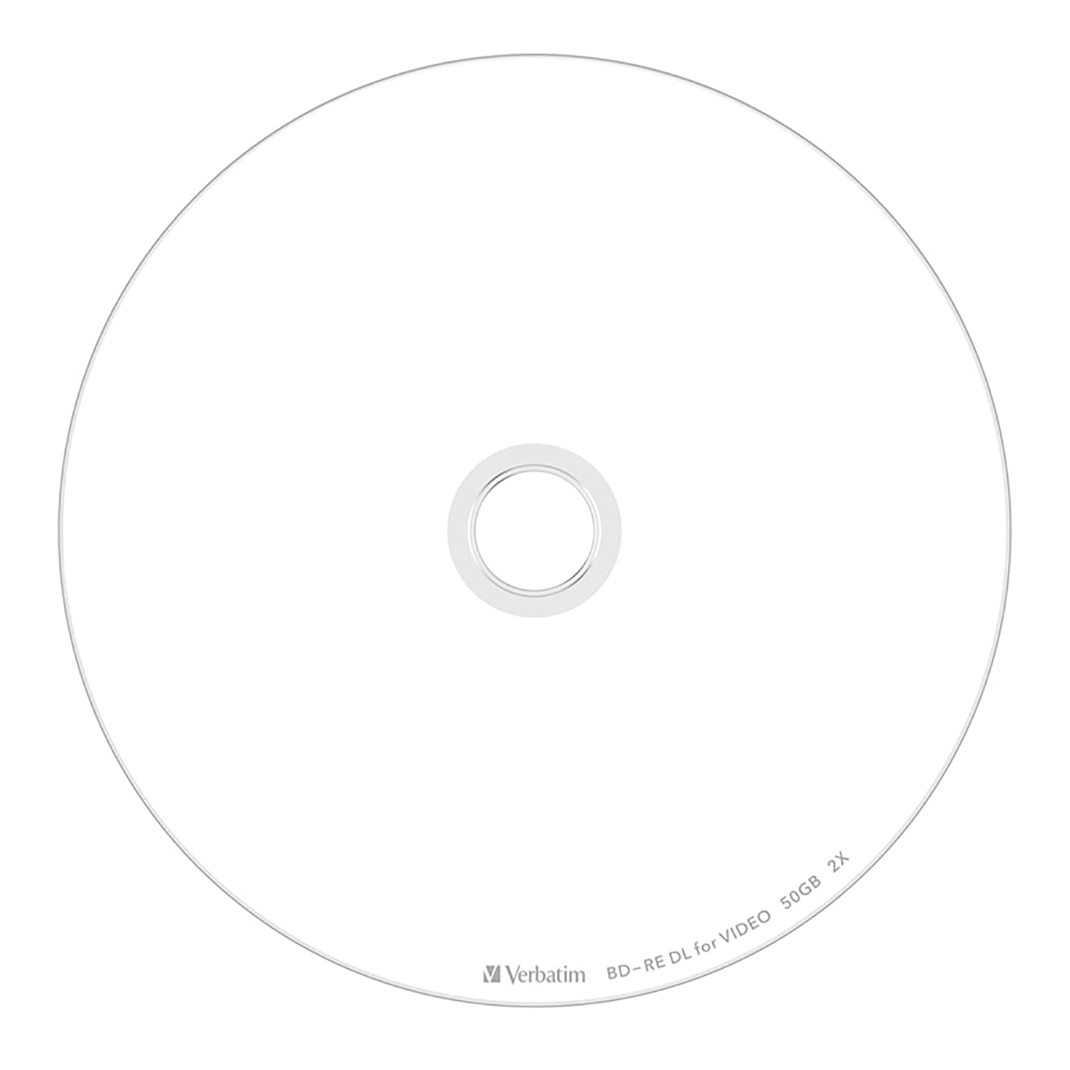 Verbatim Japan Bd - Re Dl 50Gb 10 Pack White Printable Single Sided 2 Layers 1 - 2X Speed Vbe260Np10Sv1