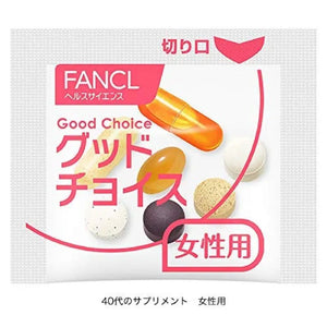 Close-up of Fancl Supplement For Women In 40s, 90 Days, featuring pure nutrients for well-being