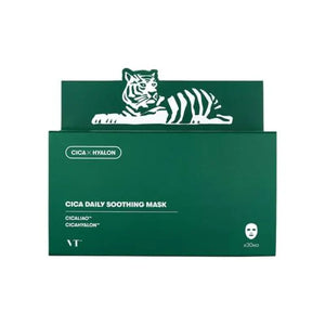 Vt Cica Deer Daily Soothing Mask For Dry And Tired Skin 350g x 30 Sheets - Japan Skincare