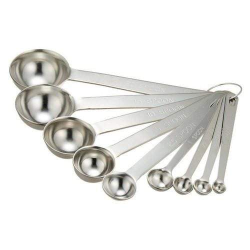 Wadasuke Extra Thick Stainless Steel 9 - Piece Measuring Spoon Set