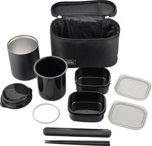 Wahei Freiz Japan Bento Box Rice Side Dish 840Ml Thermal Insulated Lunch Case Flr - 8163