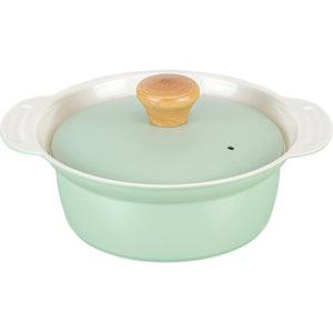Wahei Freiz Japan Tabletop Pot 16Cm Green 1 Person Light Mini Ceramic Ih/Gas Rb - 2096